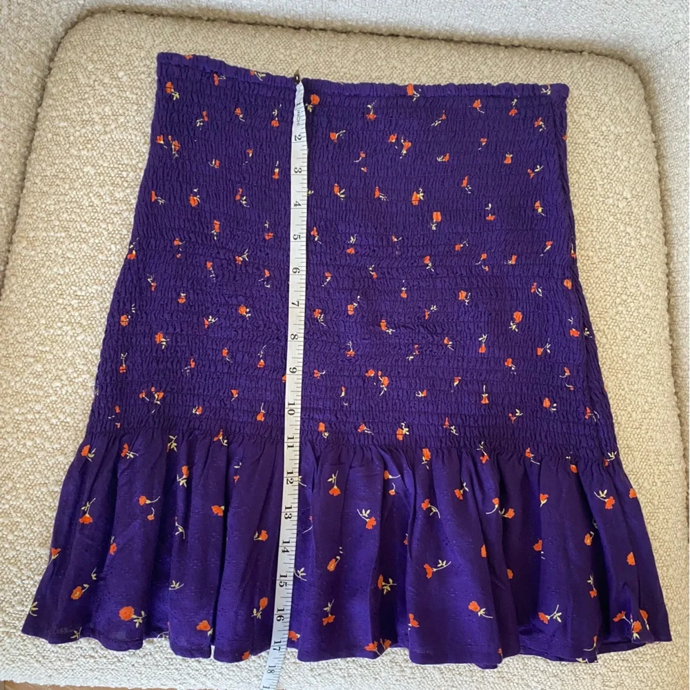 UO Purple Floral Mini Skirt